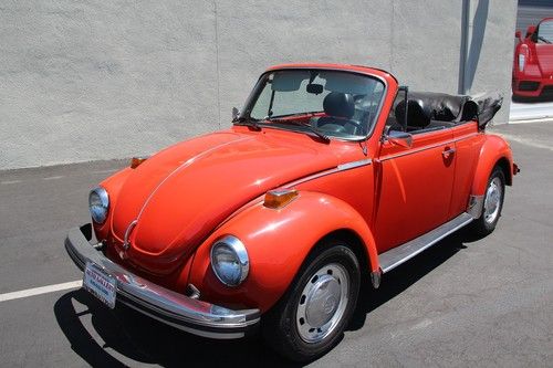 1978 volkswagen super beetle convertible