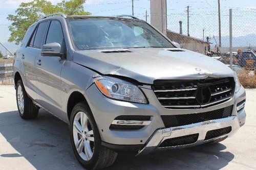 2012 mercedes-benz ml350 4matic damaged rebuilder only 3k miles runs! wont last!