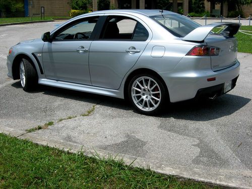 2012 mitsubishi lancer evolution gsr, apex silver, excellent condition