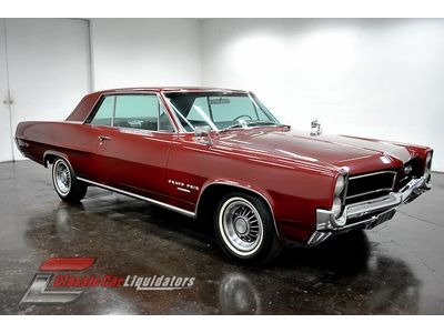 1964 pontiac grand prix 428 v8 factory 4 speed ps console pw pb dual exhaust