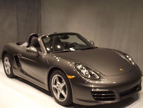 2013 13 porsche boxster convertible grey/black tiptronic 1k mi 1ownercleancarfax