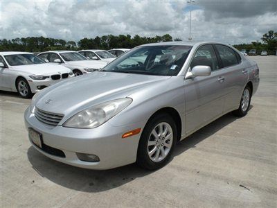 2003 lexus es300 silver/black automatic  clean carfax high miles/low $ export ok