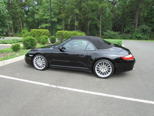 2007 997 carrera 4 6spd black on black