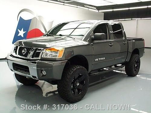 2010 nissan titan se crew lifted side steps 20's 34k mi texas direct auto