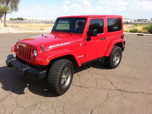2012 jeep wrangler rubicon color matched hardtop/fenders loaded!!!