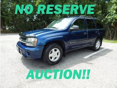 2002 chevrolet trailblazer ls..awd...no reserve...tow...super clean!!!