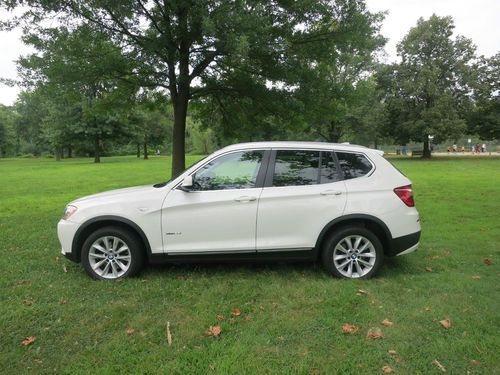 2011 bmw x3 xdrive28i brown leather heated seats panoramic sunroof awd 4x4