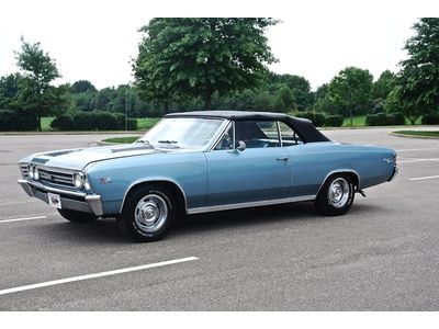 1967 chevelle ss convertible 396/375hp 4 speed.