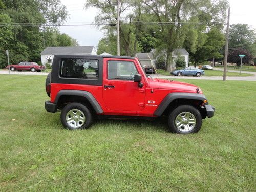 2008 jeep wrangler x sport utility 2-door 3.8l