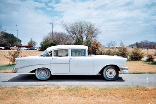 1956 4 door 3 speed on column