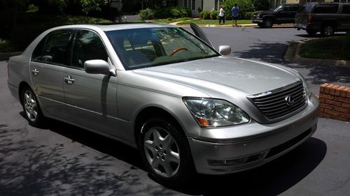 2004 lexus ls430 base sedan 4-door 4.3l - single owner, no longer licensed