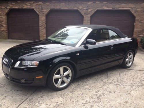 2007 audi a4 quattro 3.2l convertible ** salvage flood **