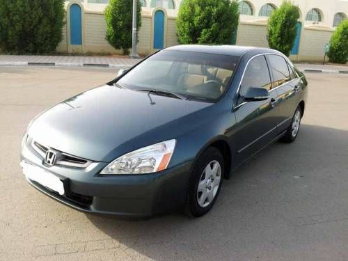 2005 honda accord ex 2.4l vtec 4-door sedan, dark green, leather, moonroof