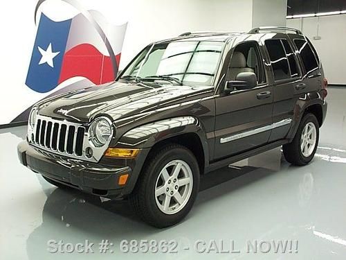 2005 jeep liberty ltd 3.7l v6 sunroof leather 41k miles texas direct auto