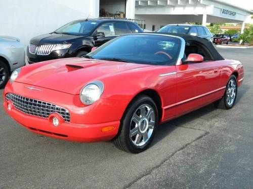 2005 ford thunderbird only 7,000 miles the best one anywhere deluxe convertible