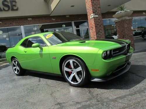 2011 challenger srt8 navigation 442 mi green envy