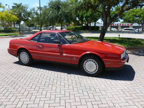 No reserve  1989 cadillac allante clean low miles hard top dont miss this one