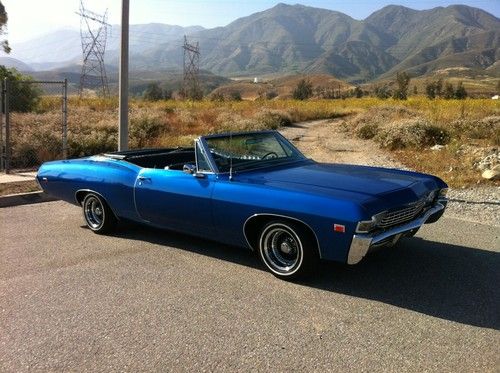 1968 chevrolet impala convertible