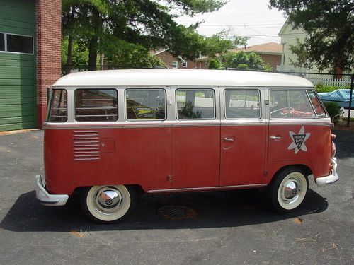 1960 15 Window Deluxe VW Volkswagen Logo Bus.  Mostly Originial., US $62,500.00, image 5