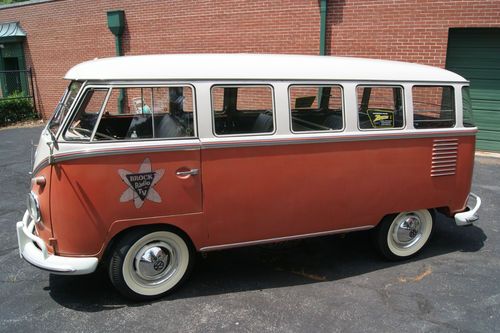 1960 15 Window Deluxe VW Volkswagen Logo Bus.  Mostly Originial., US $62,500.00, image 11