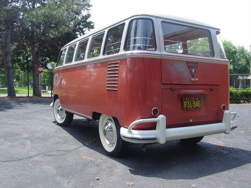 1960 15 Window Deluxe VW Volkswagen Logo Bus.  Mostly Originial., US $62,500.00, image 15
