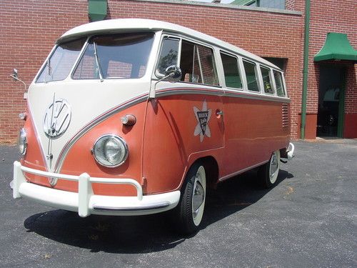1960 15 Window Deluxe VW Volkswagen Logo Bus.  Mostly Originial., US $62,500.00, image 16