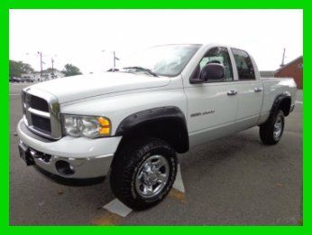 2003 dodge 2500 slt quad cab pickup 4x4 v-8 auto super clean runs new