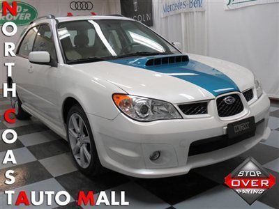 2007(07)impreza wrx 6-spd only 31k white/beige lthr moon heat save huge!!!