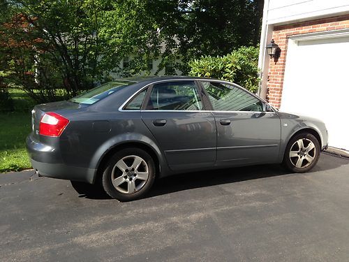 2002 blue audi a4 quattro 4 door 3.0l