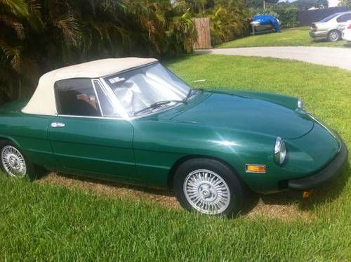 1979 alfa romeo spider veloce convertible 2-door 2.0l