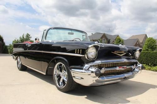 1957 chevy bel air convertible frame off perfect