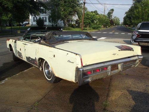 1966 lincoln continental convertible, 4 door, rare, parts car, rat rod, project