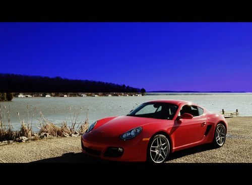 Red 2012 porsche cayman, mint condition