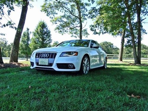 2010 audi s4 perfect condition white premium package 3.0l