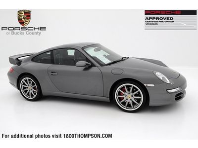 08' carrera s, sport chrono, nav, bose, heated seats, c2s, 997, porsche cpo