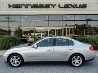2004 infiniti g35 sedan  automatic sunroof leather