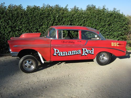 Chevrolet 1956 bel air gasser former drag racer with history