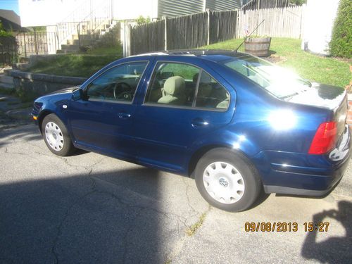 2001 volkswagen jetta gls sedan 4-door 2.8l blue vr6 5 speed!