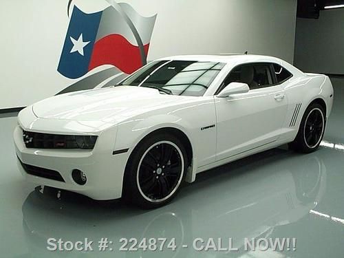 2010 chevy camaro 2lt rs auto leather sunroof 21's 3k!! texas direct auto