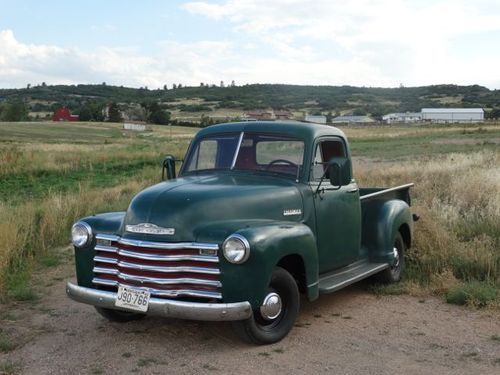 1952 Chevrolet Pickup 3100 235 inline 6 cylinder 3 speed WOW!!!!, image 4
