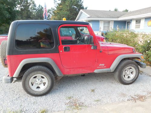 2005 rhd jeep wrangler sport sport utility 2-door 4.0l