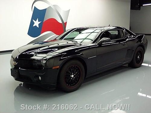 2010 chevy camaro lt 6-speed leather black on black 13k texas direct auto