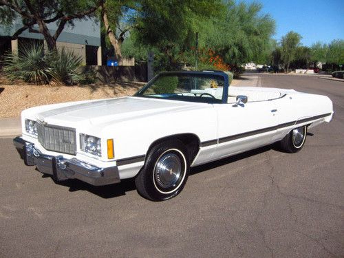 1974 chevrolet caprice classic convertible - 400ci - a/c -beautiful car!!