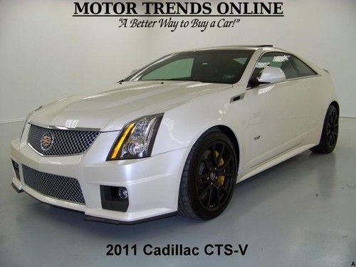 Cts-v cts v 556 hp navigation rearcam roof htd ac seats bose 2011 cadillac 10k