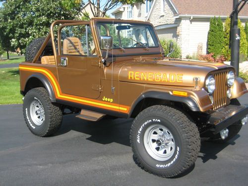 1985 jeep cj7 renegade sport utility 2-door 4.2l