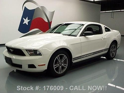 2010 ford mustang premium v6 auto leather spoiler 17k texas direct auto