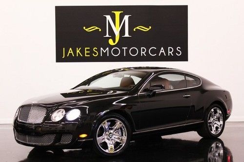 2008 continental gt, diamond black on newmarket tan, 24k miles, pristine car!!