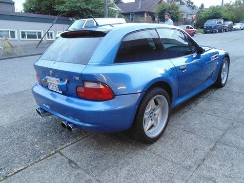 1999 BMW Z3 M Coupe * Estoril Blue* Rare, image 4
