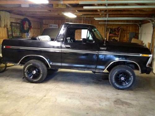 1978 ford bronco custom 400cu v8, rebuilt transmission