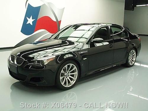 2006 bmw m5 v10 500 hp sunroof nav hud xenons 19's 48k texas direct auto